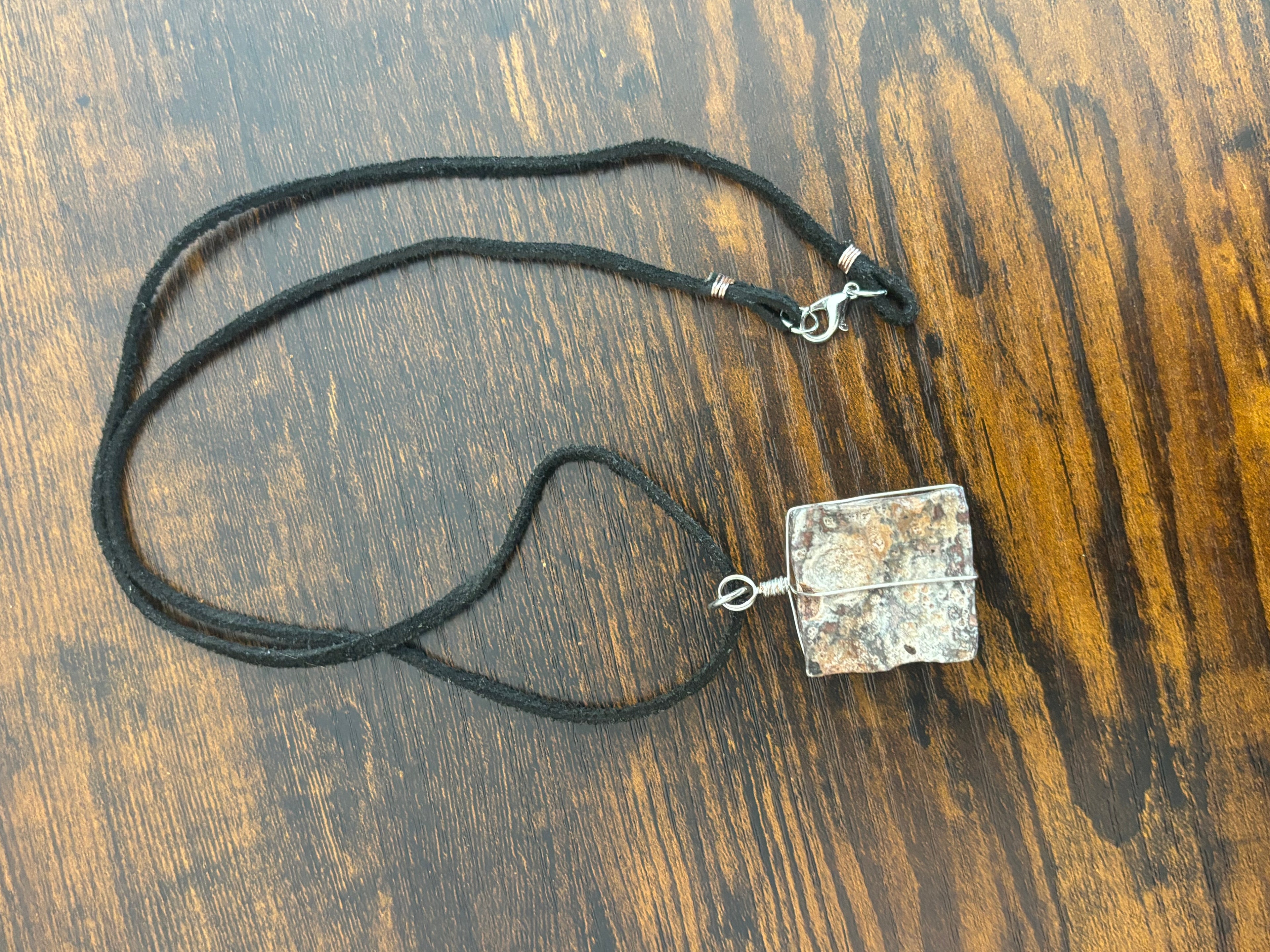 Wired Necklace- Chert Matrix