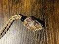 Woven Rope Necklace Tan- Marble Jasper