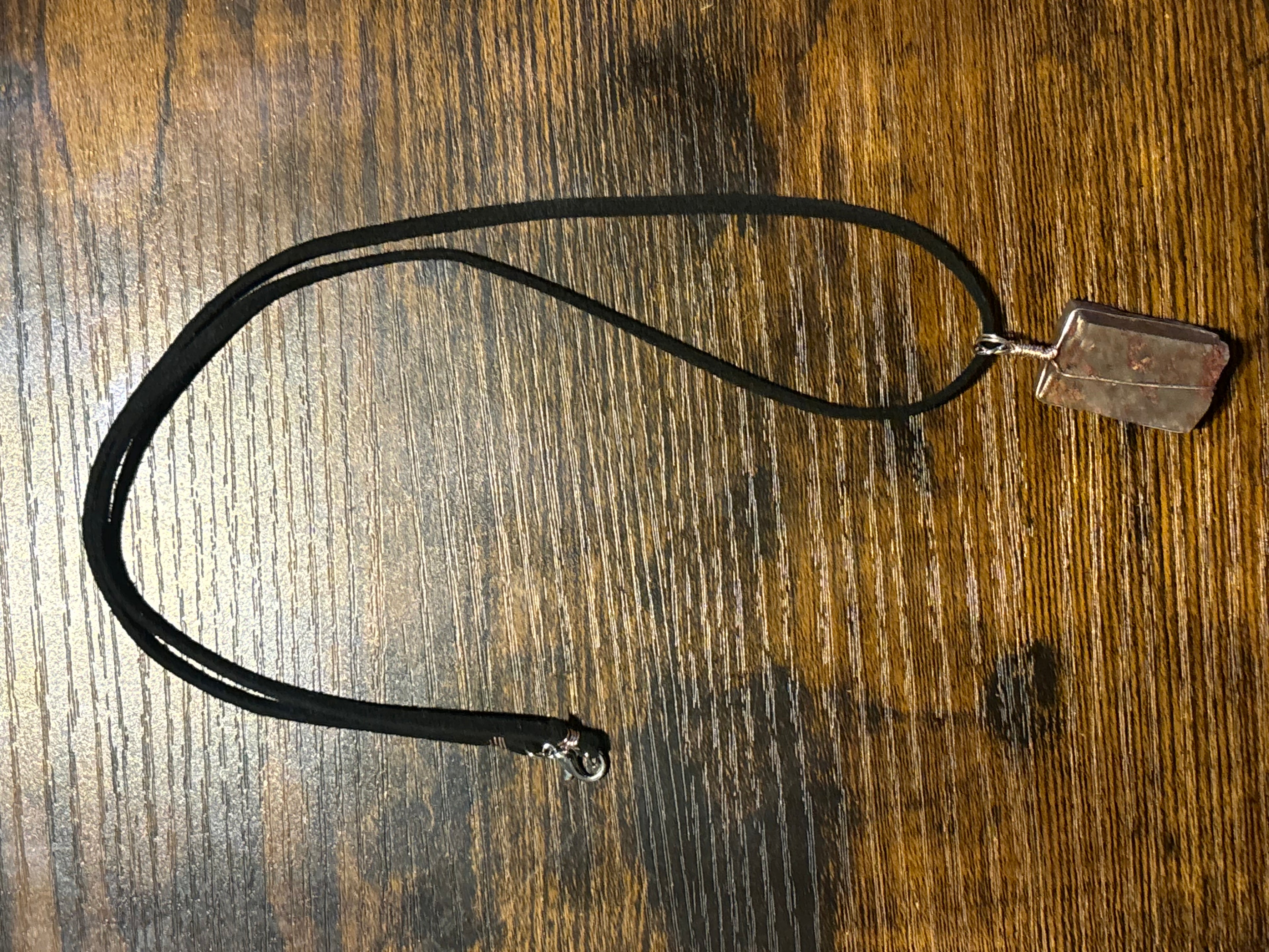 Wired Necklace- Chert Matrix