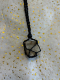 Woven Rope Necklace Black- Marble Cave Coral