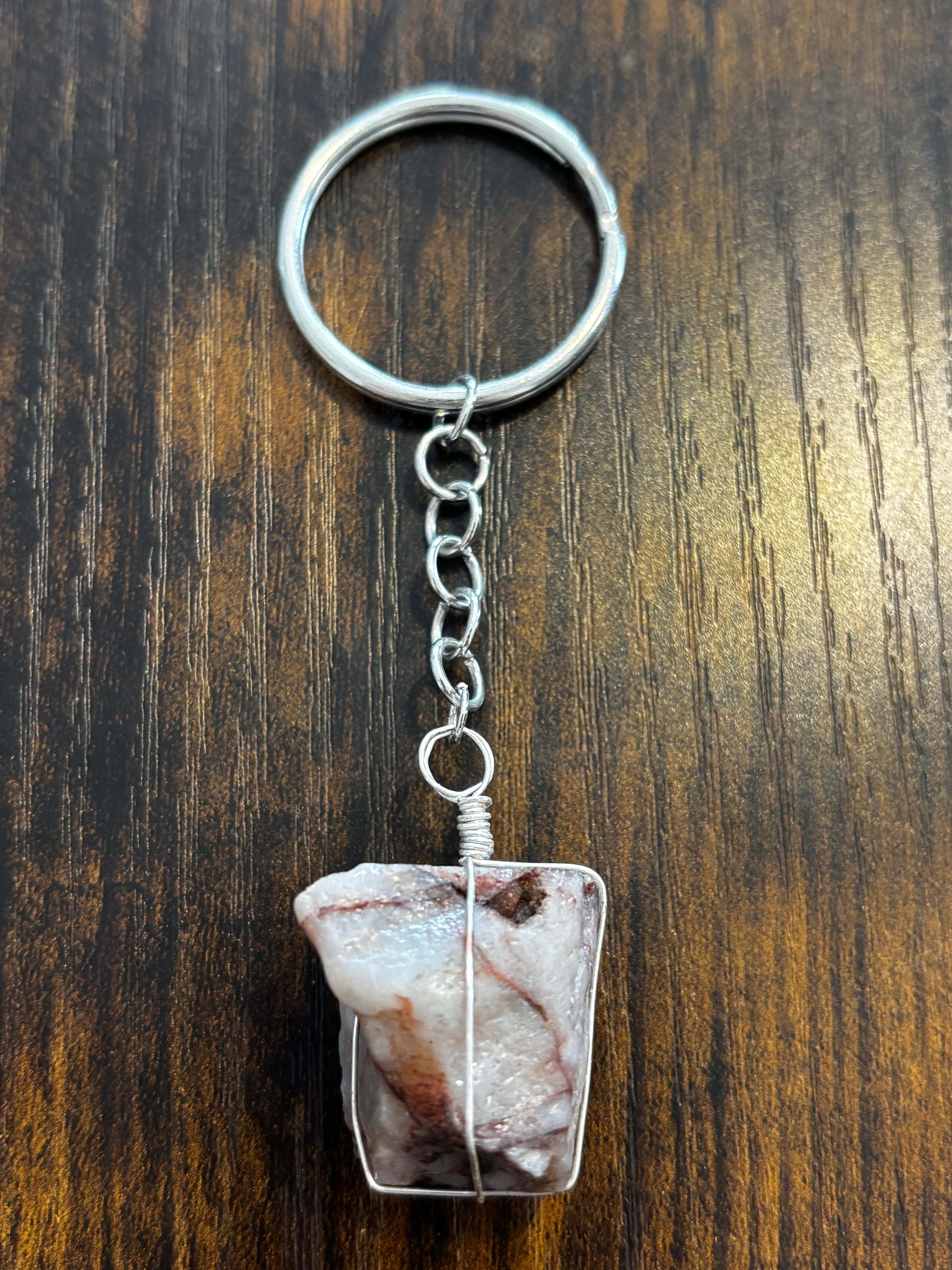 Milky Quartz with Rose Quartz Veins