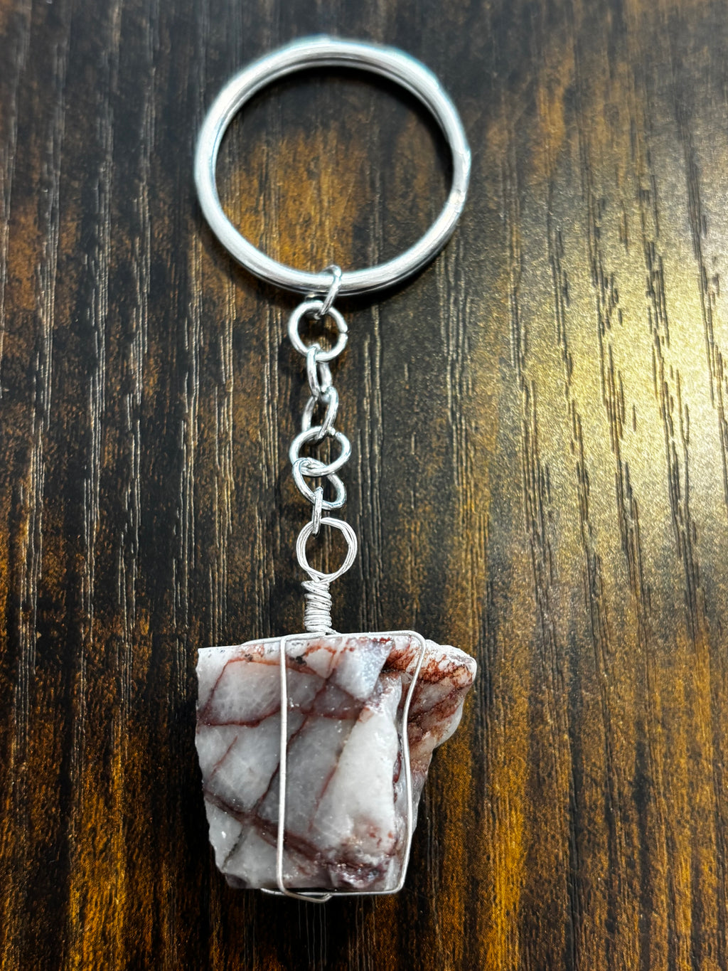 Milky Quartz with Rose Quartz Veins