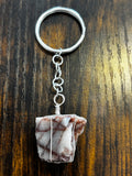 Milky Quartz with Rose Quartz Veins