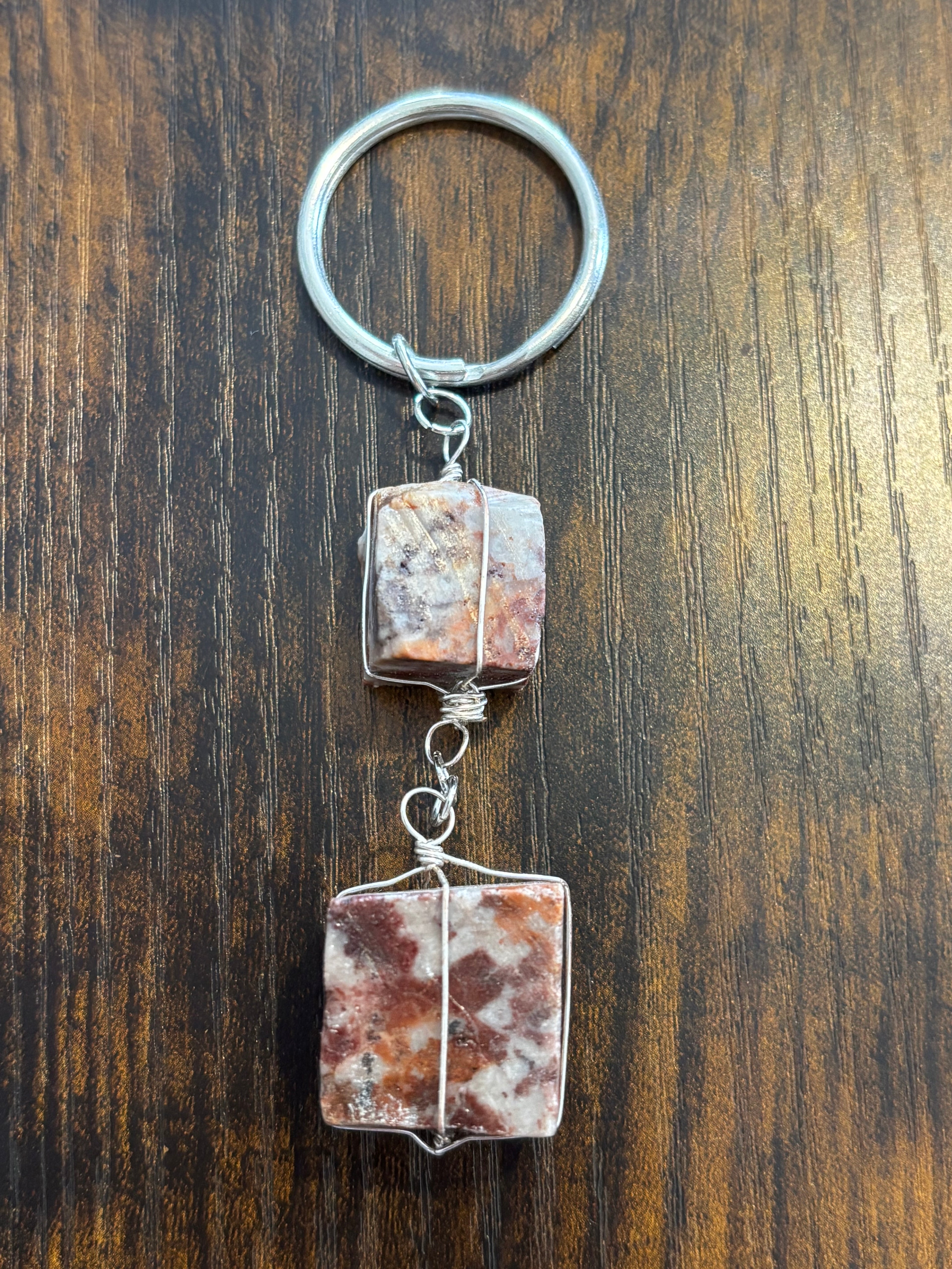Marbled Jasper Quartzite-Keychain