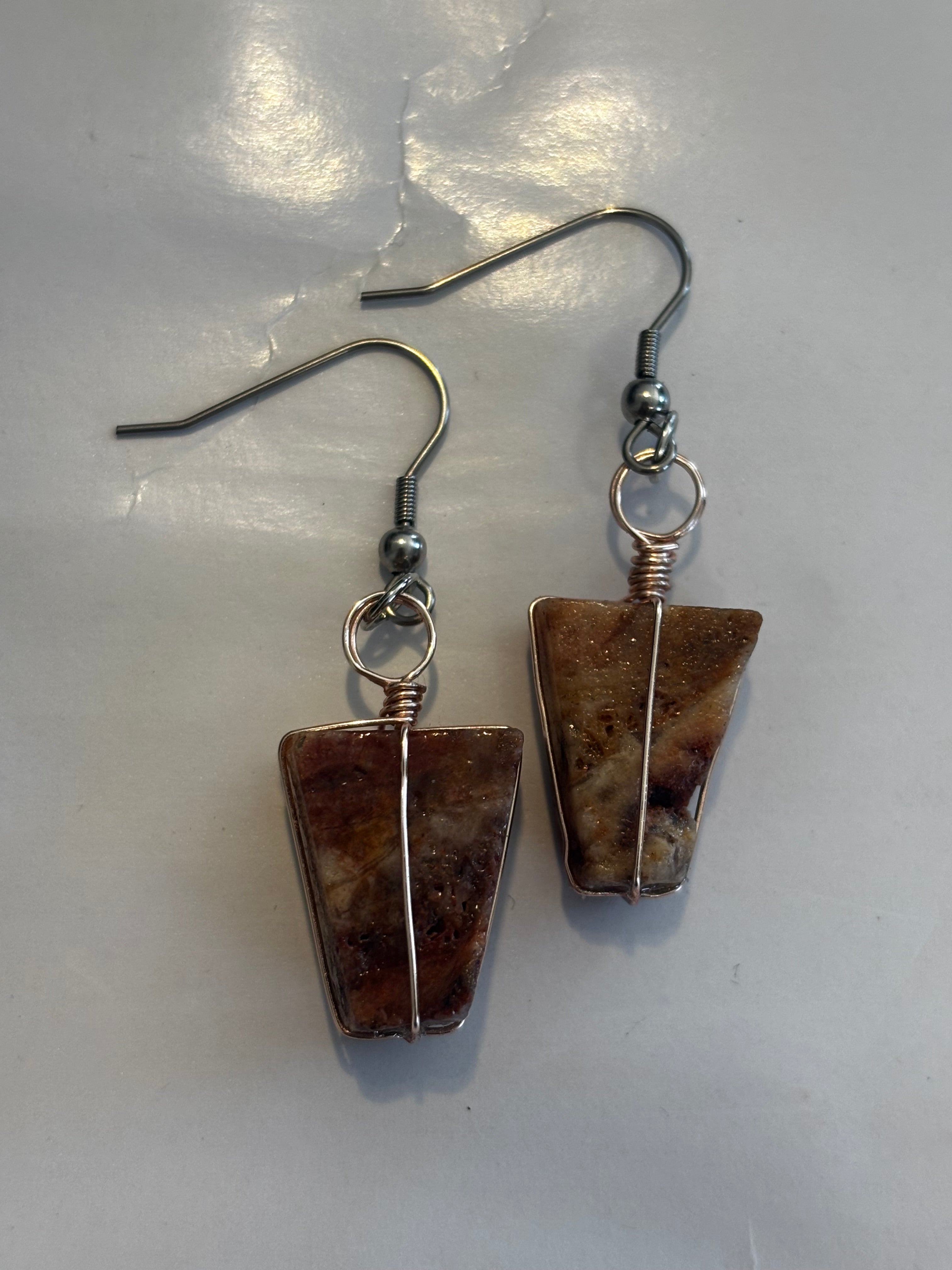 Rose Cave Corral Earrings