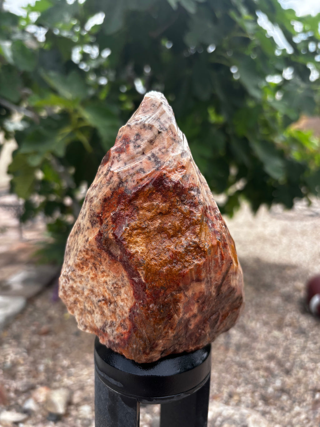 Red and Yellow Jasper Quartzite-Pyramid
