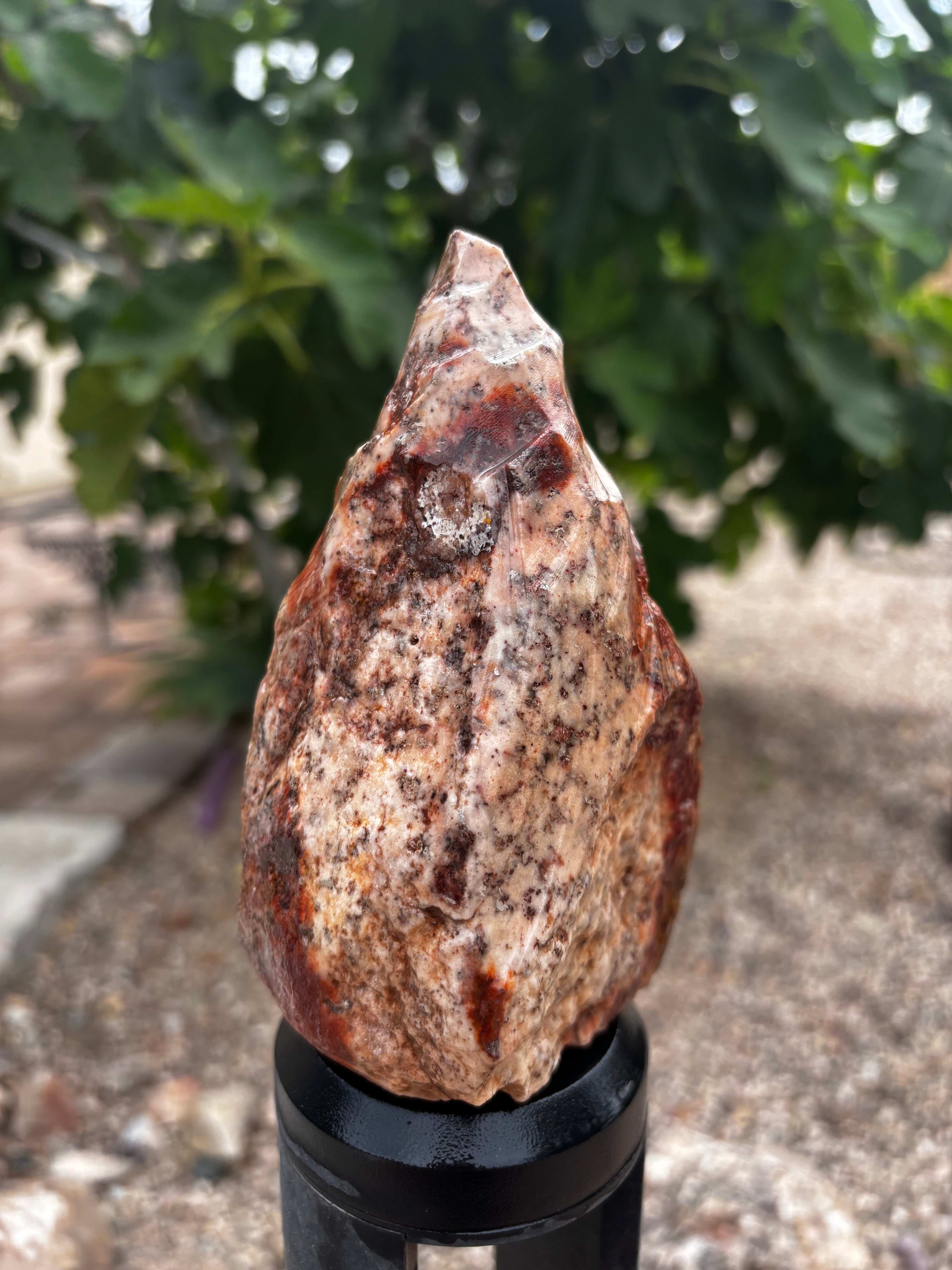 Red and Yellow Jasper Quartzite-Pyramid