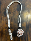 Woven Rope Necklace White- Cave Coral 🪸